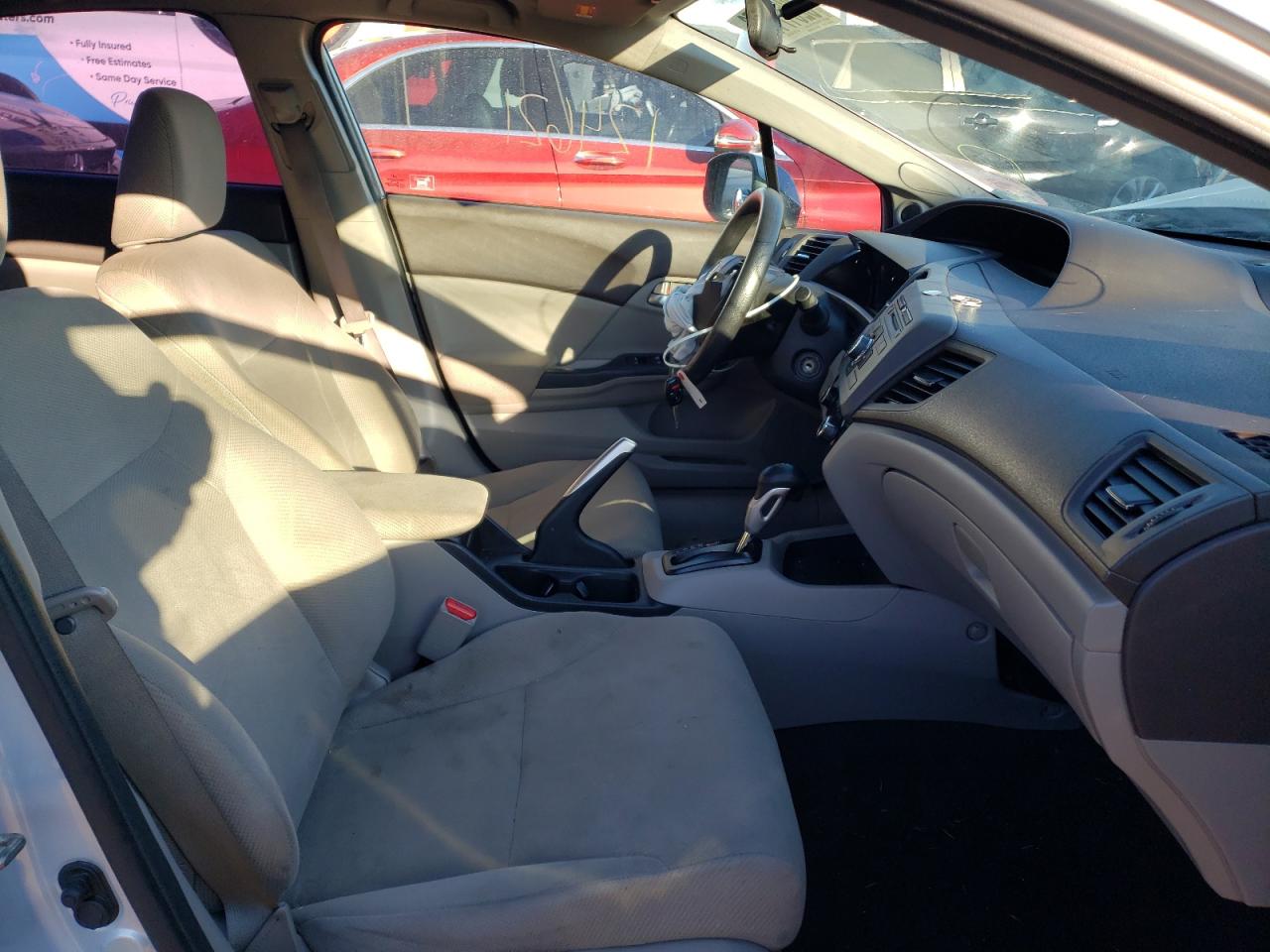 Photo 5 from auction – 2012 HONDA CIVIC EX with VIN 19XFB2F80CE040586