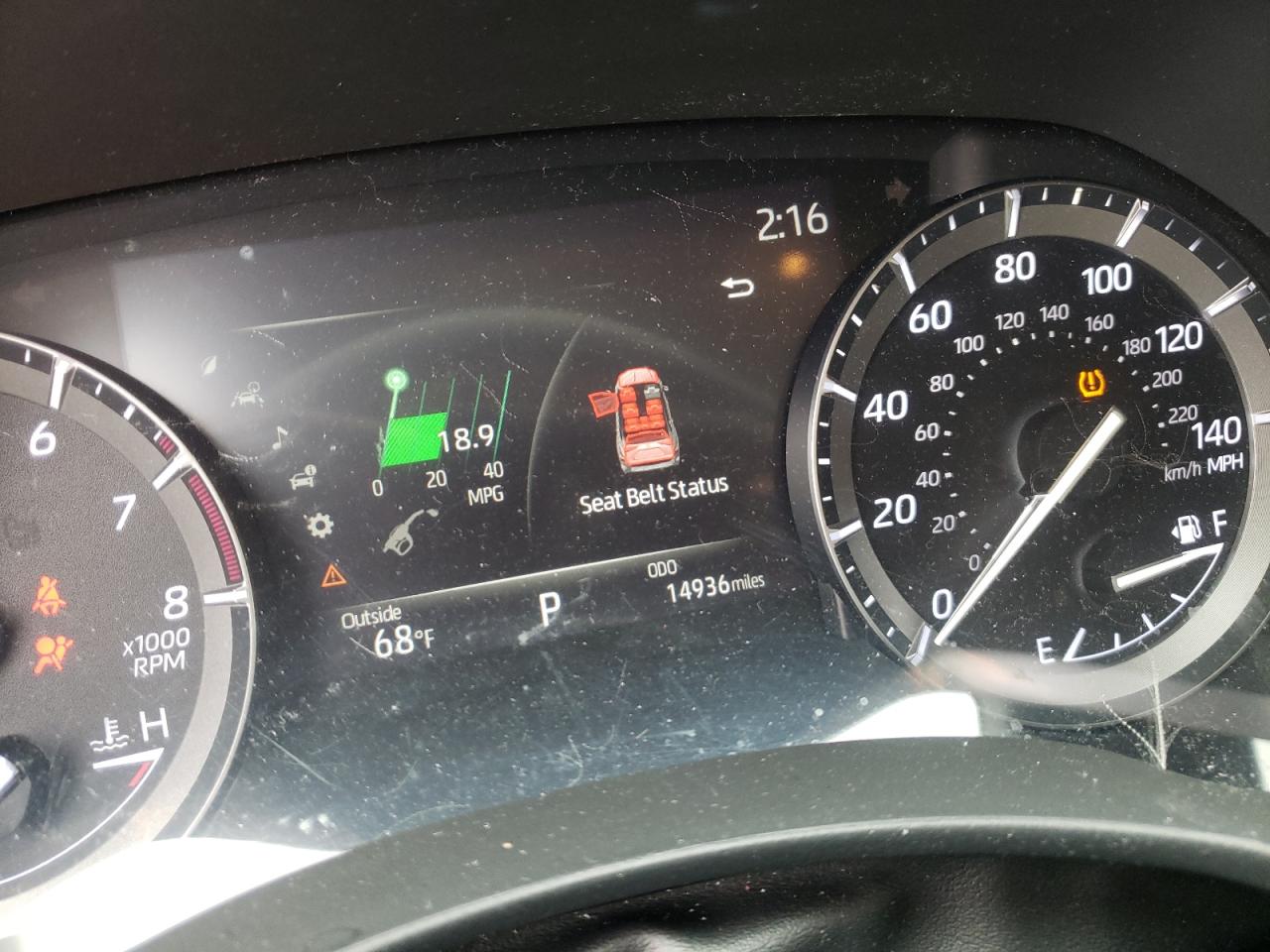 Photo 8 from auction – 2020 TOYOTA HIGHLANDER with VIN 5TDYZRAH5LS014589