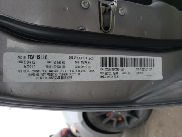 Photo 10 from auction – 2016 DODGE DART SXT with VIN 1C3CDFBB4GD564485