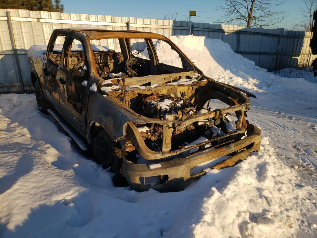 Photo 1 from auction – 2020 RAM 1500 LARAM with VIN 1C6SRFJM3LN261494
