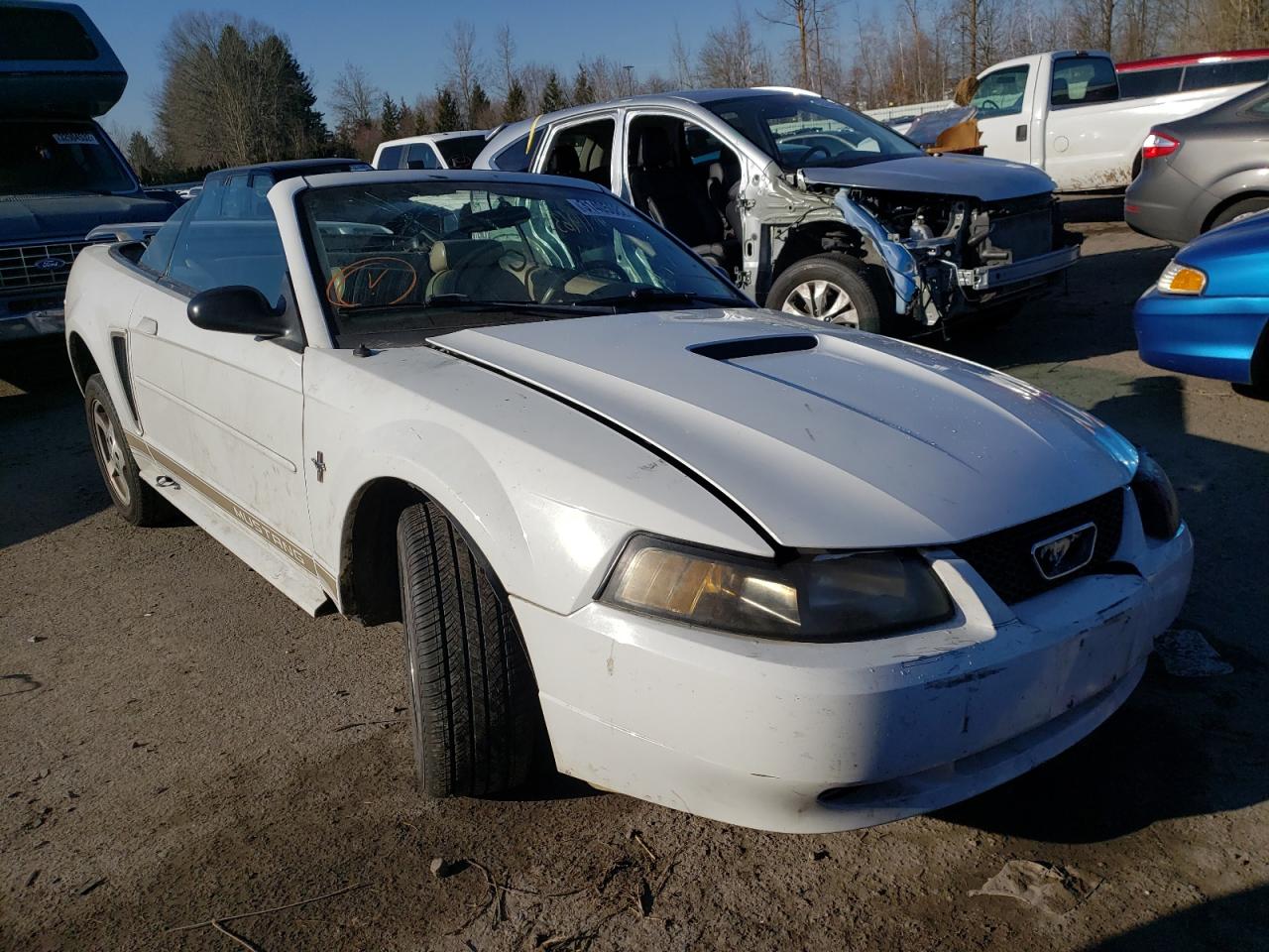 FORD MUSTANG 2002 with VIN 1FAFP44412F180749 - Photo from auction