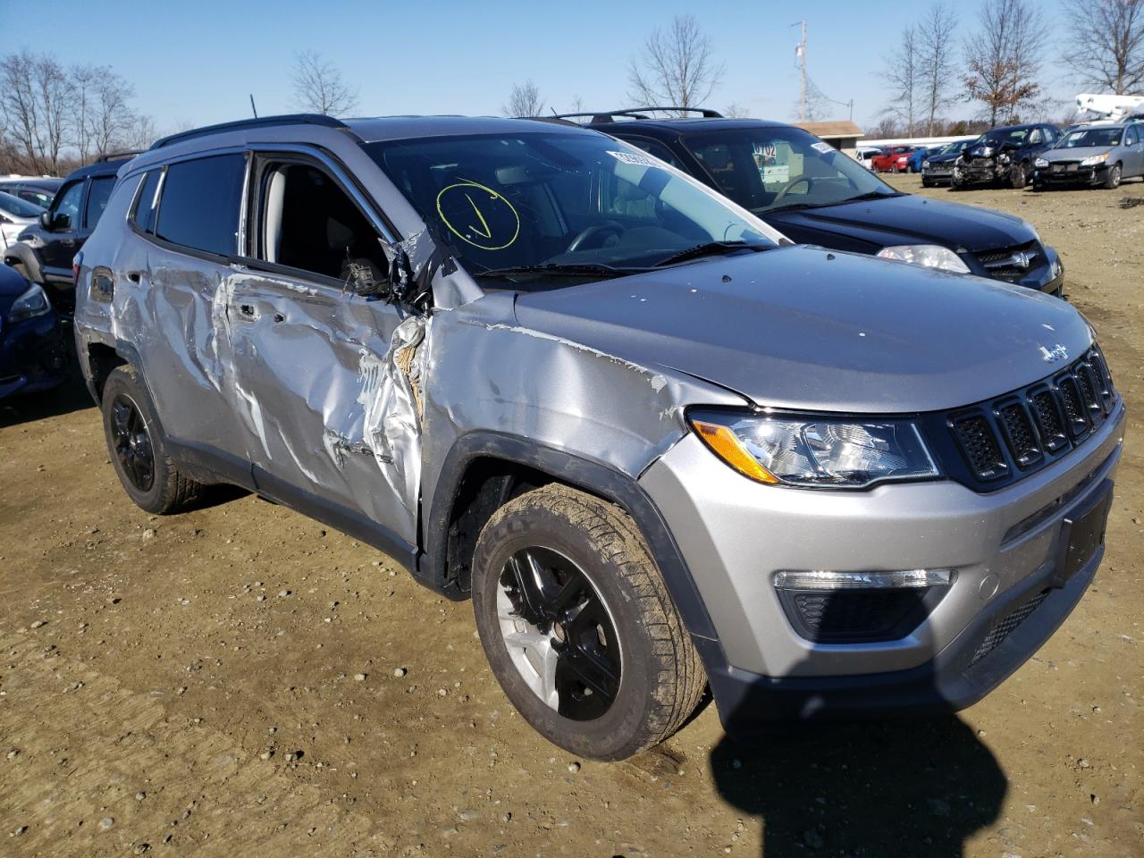 Photo 9 from auction – 2019 JEEP COMPASS SP with VIN 3C4NJCAB2KT614039