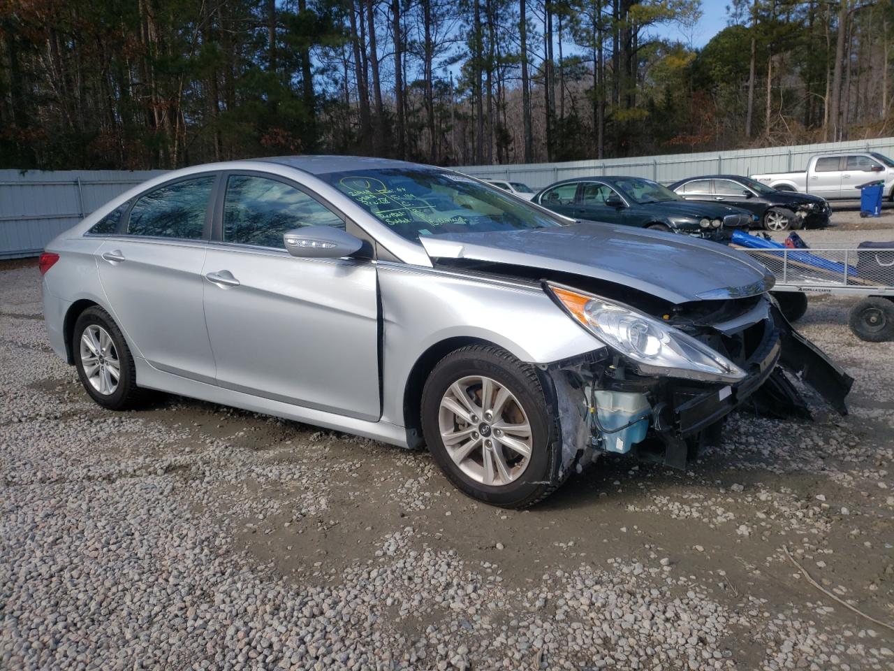 Photo 1 from auction – 2014 HYUNDAI SONATA GLS with VIN 5NPEB4AC5EH848255