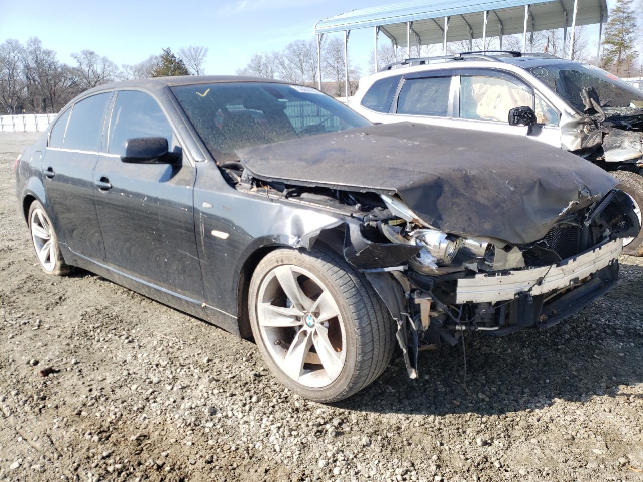 BMW 528 I 2008 with VIN WBANU53548CT05622 - Photo from auction