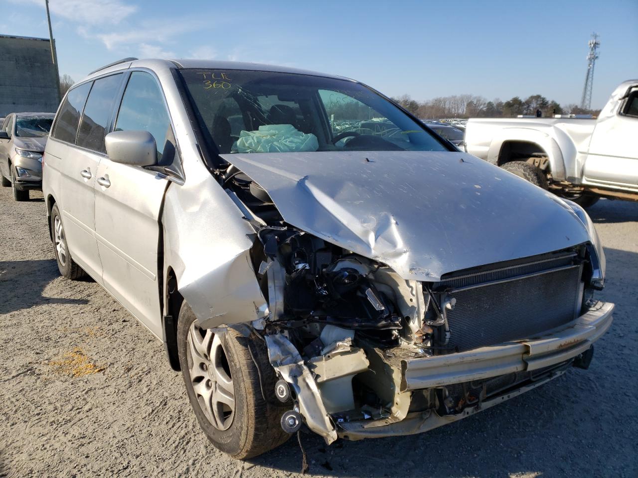 Photo 9 from auction – 2007 HONDA ODYSSEY EX with VIN 5FNRL38447B105563