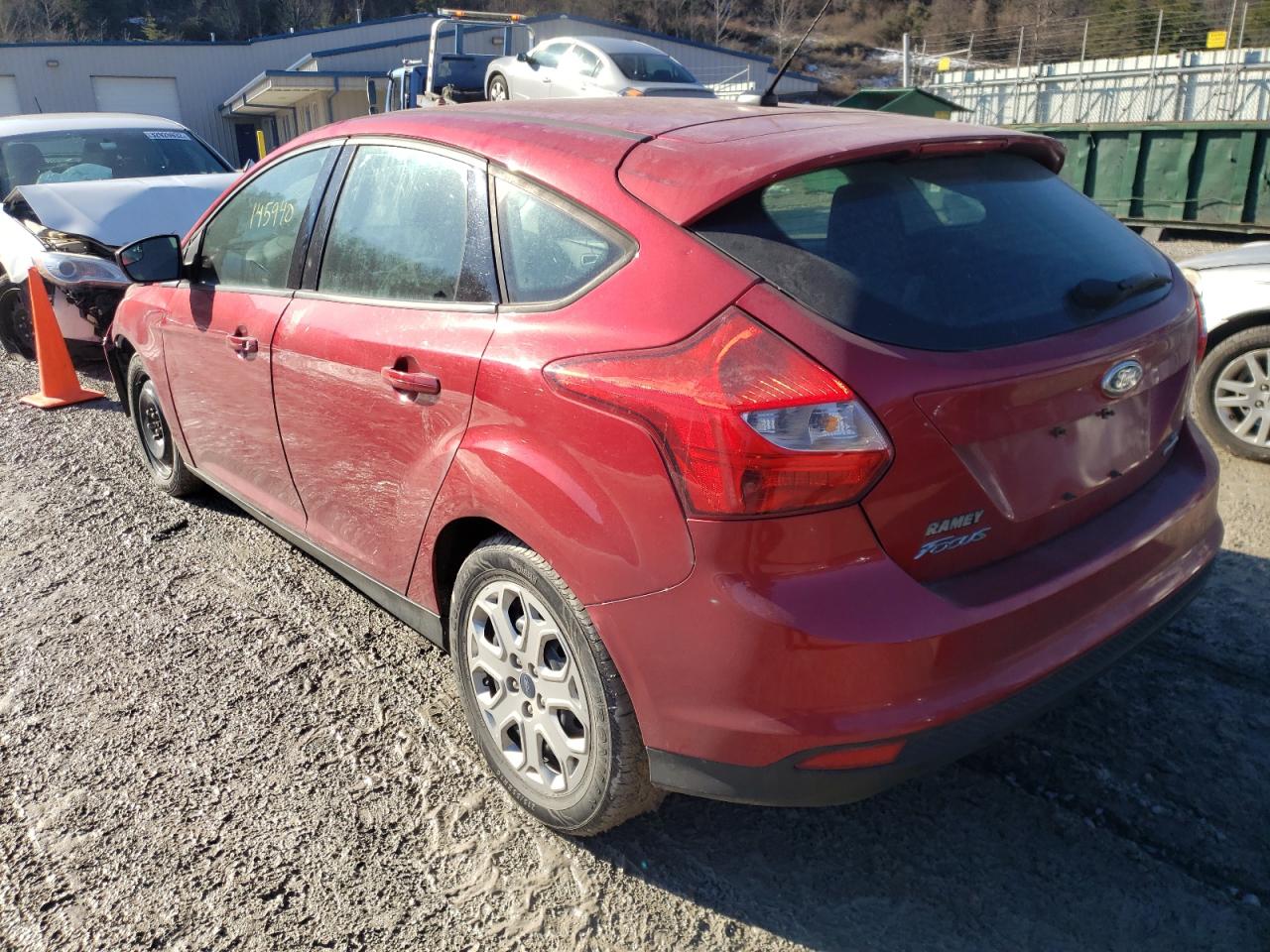 Photo 3 from auction – 2012 FORD FOCUS SE with VIN 1FAHP3K29CL408522