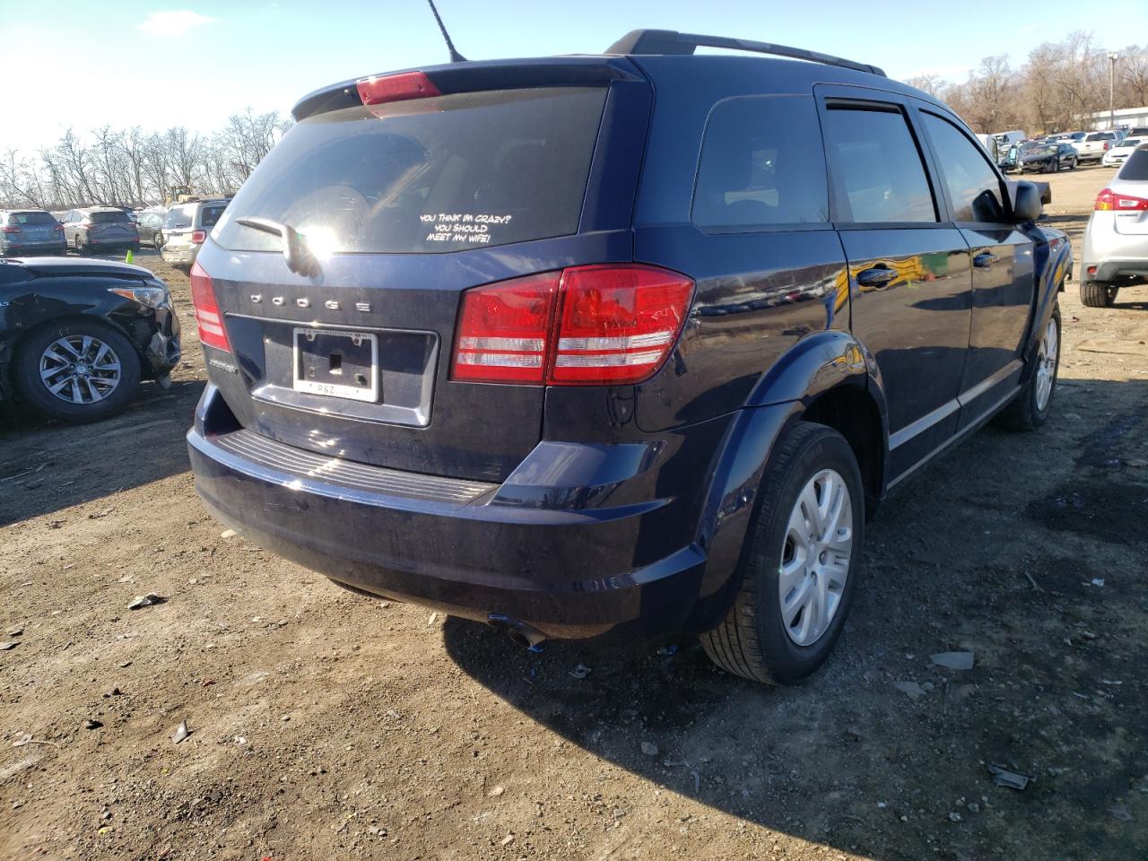 Photo 4 from auction – 2017 DODGE JOURNEY SE with VIN 3C4PDCAB8HT691538