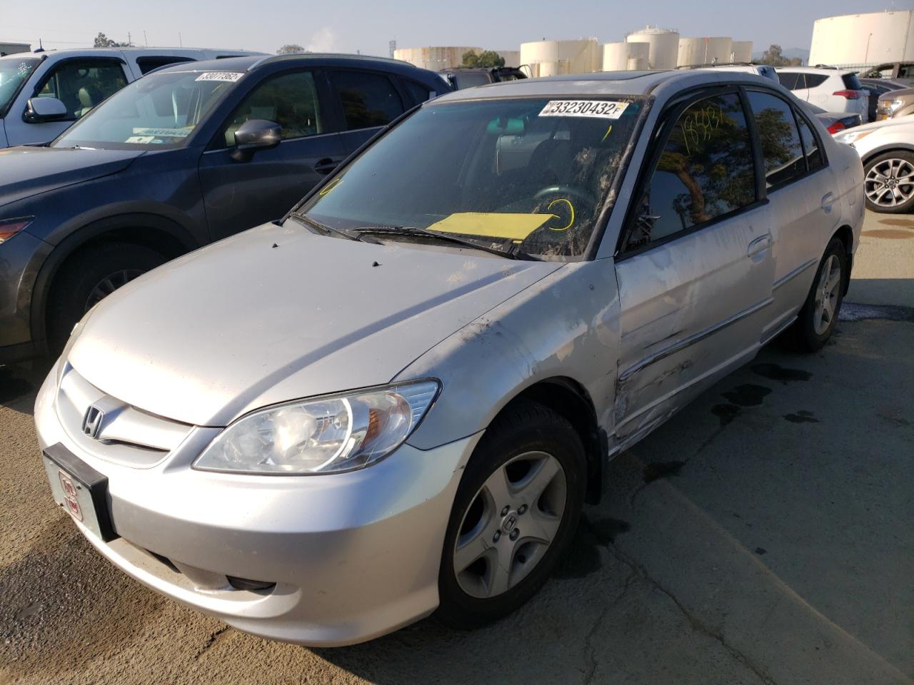 Photo 2 from auction – 2004 HONDA CIVIC EX with VIN JHMES26704S001724