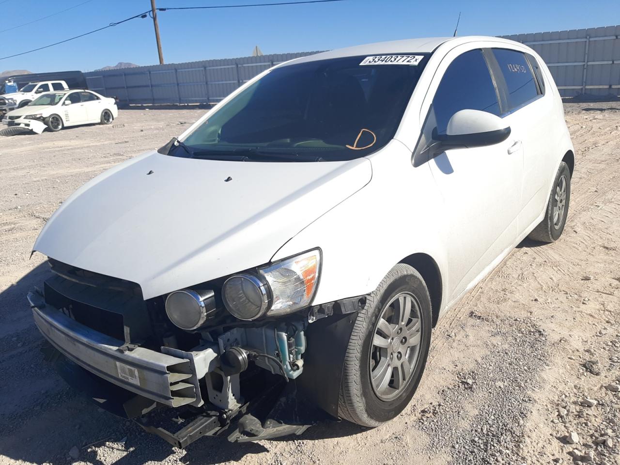 Photo 2 from auction – 2014 CHEVROLET SONIC LT with VIN 1G1JC6SG2E4100604