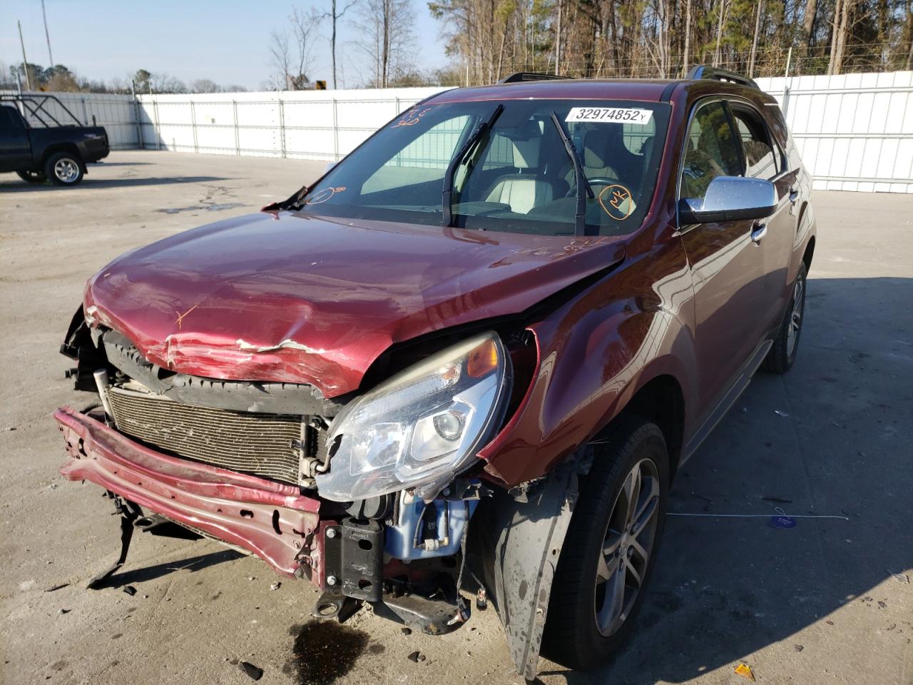 Photo 2 from auction – 2016 CHEVROLET EQUINOX LT with VIN 2GNALDEK2G1139615
