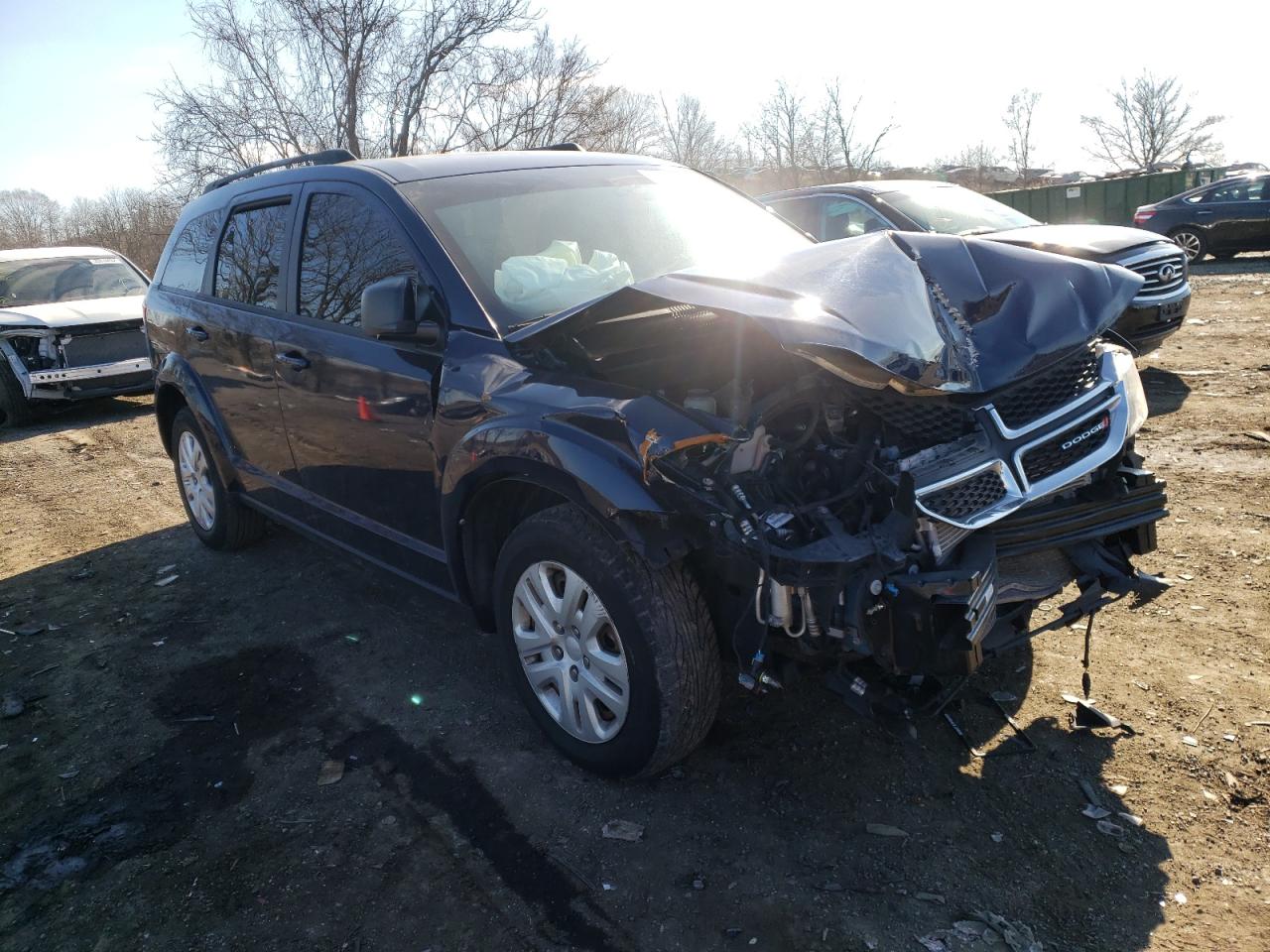 DODGE JOURNEY SE 2017 with VIN 3C4PDCAB8HT691538 - Photo from auction