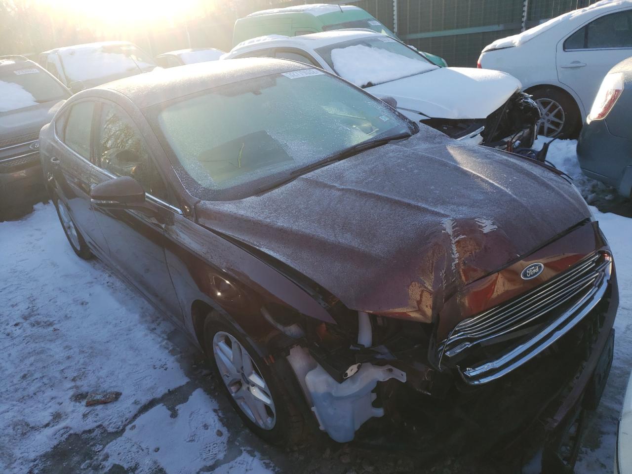 FORD FUSION SE 2015 with VIN 3FA6P0H7XFR100953 - Photo from auction