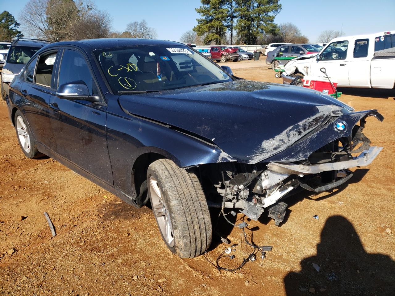 BMW 320 I 2015 with VIN WBA3B1C52FK139271 - Photo from auction