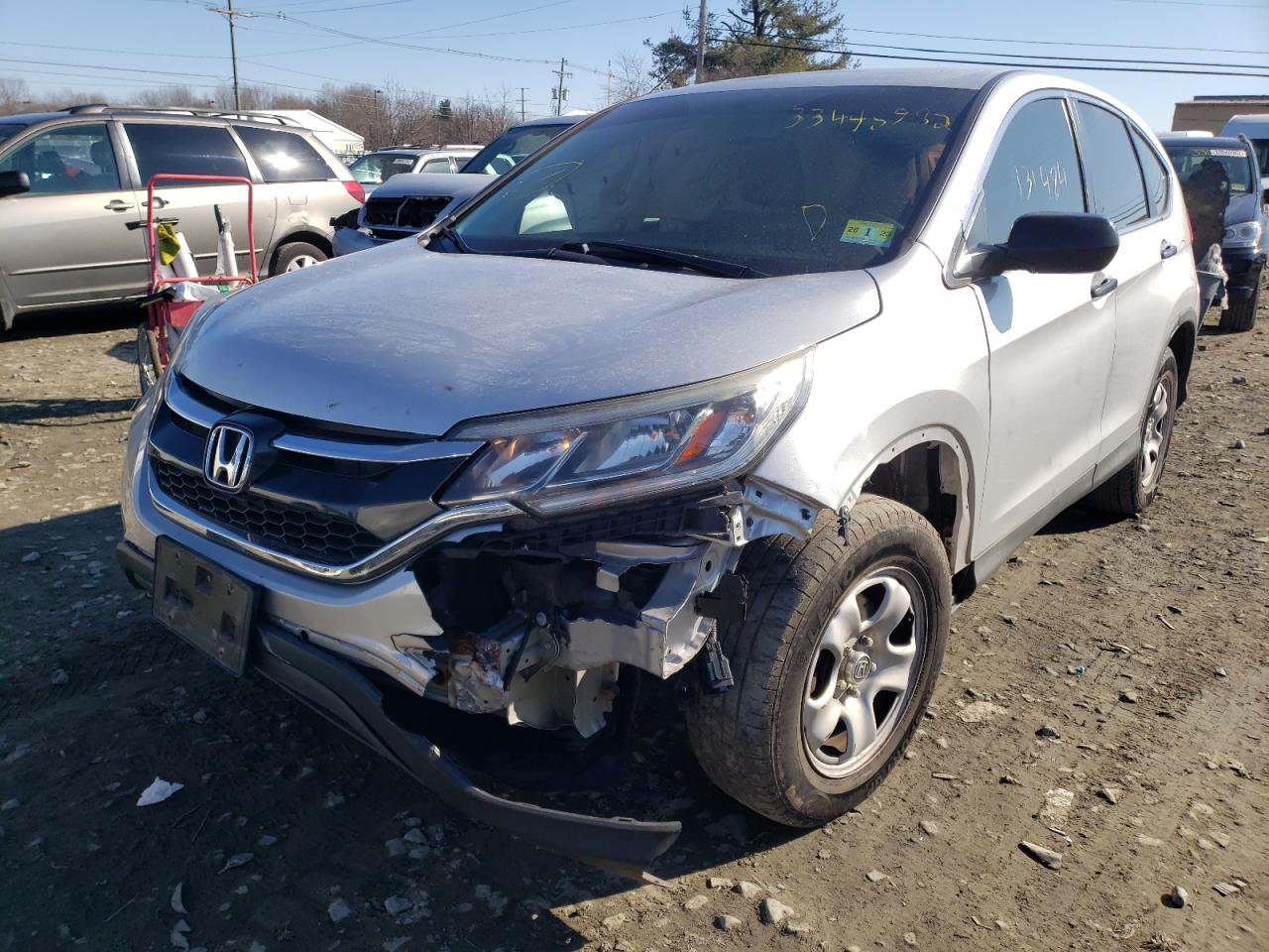 Photo 2 from auction – 2016 HONDA CR-V LX with VIN 2HKRM4H35GH618526