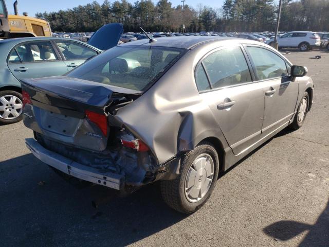Photo 4 from auction – 2008 HONDA CIVIC HYBR with VIN JHMFA36218S015087