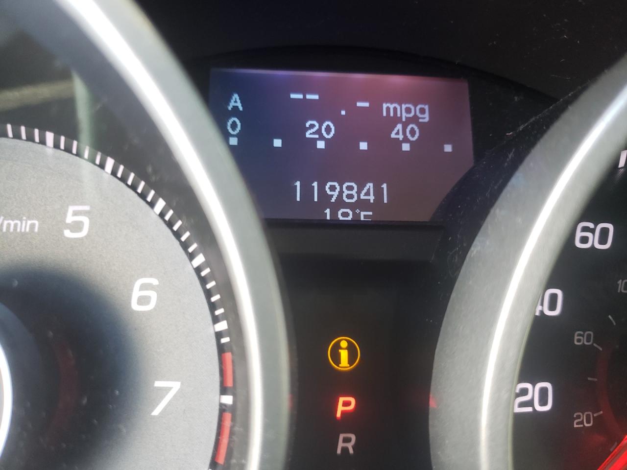 Photo 8 from auction – 2012 ACURA TL with VIN 19UUA9F71CA001309