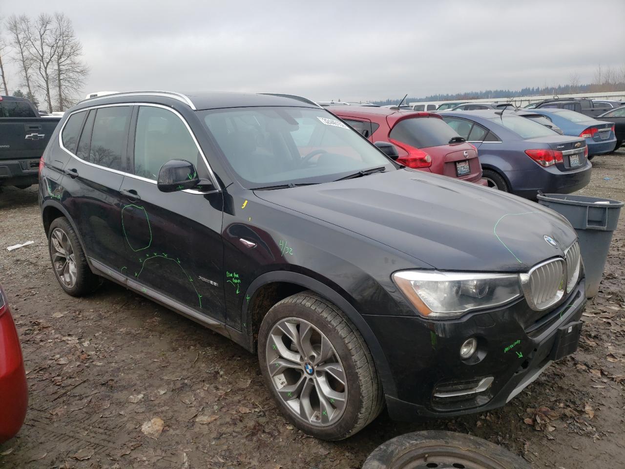 Photo 1 from auction – 2016 BMW X3 XDRIVE2 with VIN 5UXWX9C56G0D69622