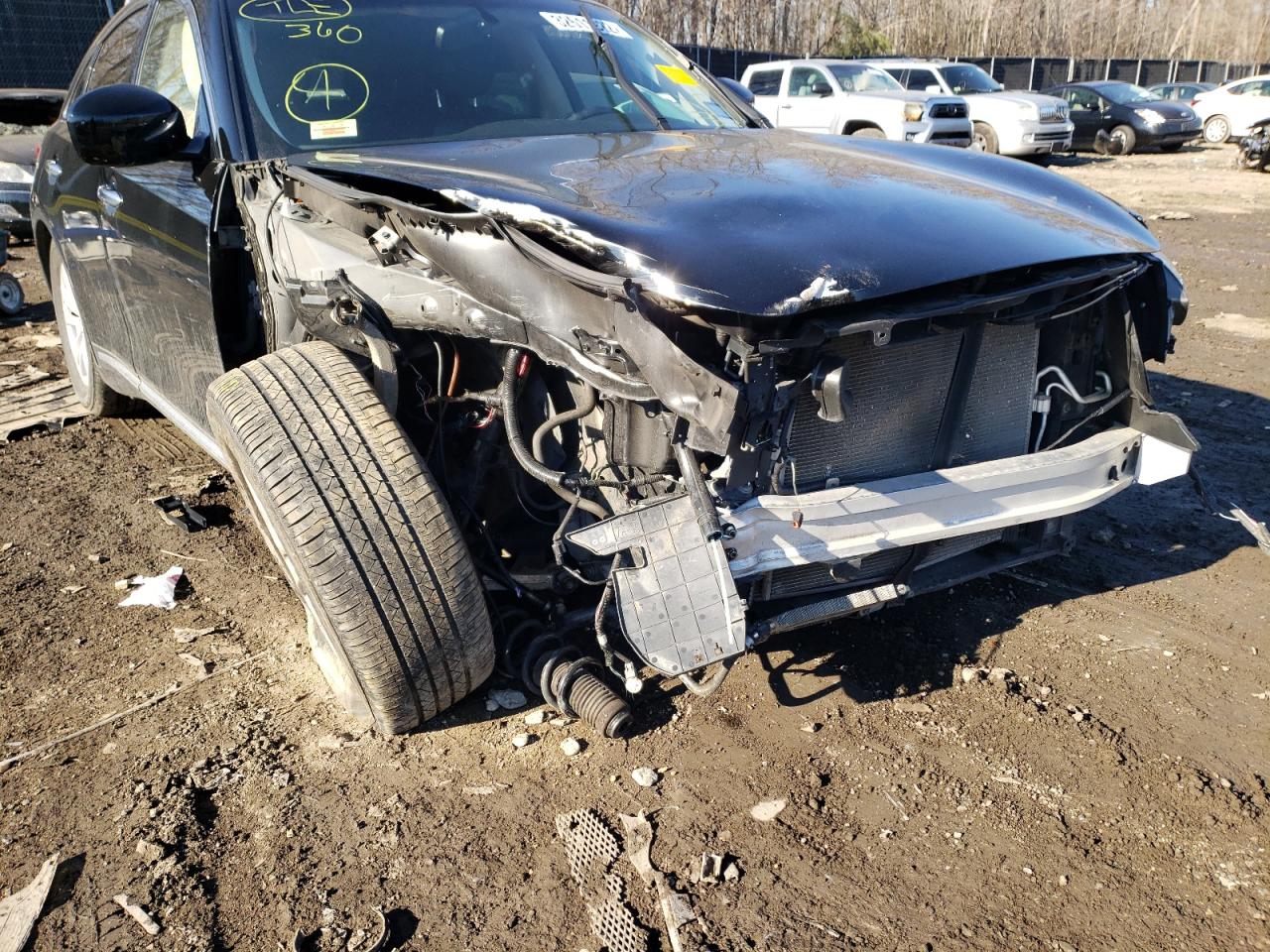 Photo 9 from auction – 2017 INFINITI QX70 with VIN JN8CS1MW3HM412899