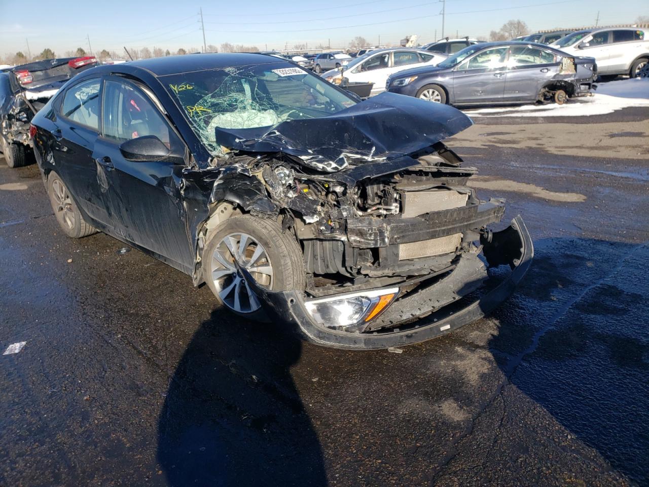 HYUNDAI ACCENT SE 2017 with VIN KMHCT4AE9HU372247 - Photo from auction