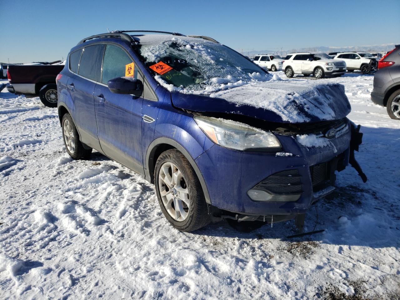FORD ESCAPE SE 2013 with VIN 1FMCU9GX0DUB96170 - Photo from auction