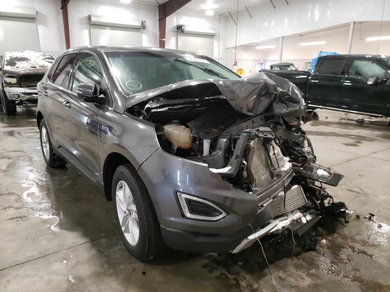 FORD EDGE SEL 2018 with VIN 2FMPK4J97JBB53953 - Photo from auction