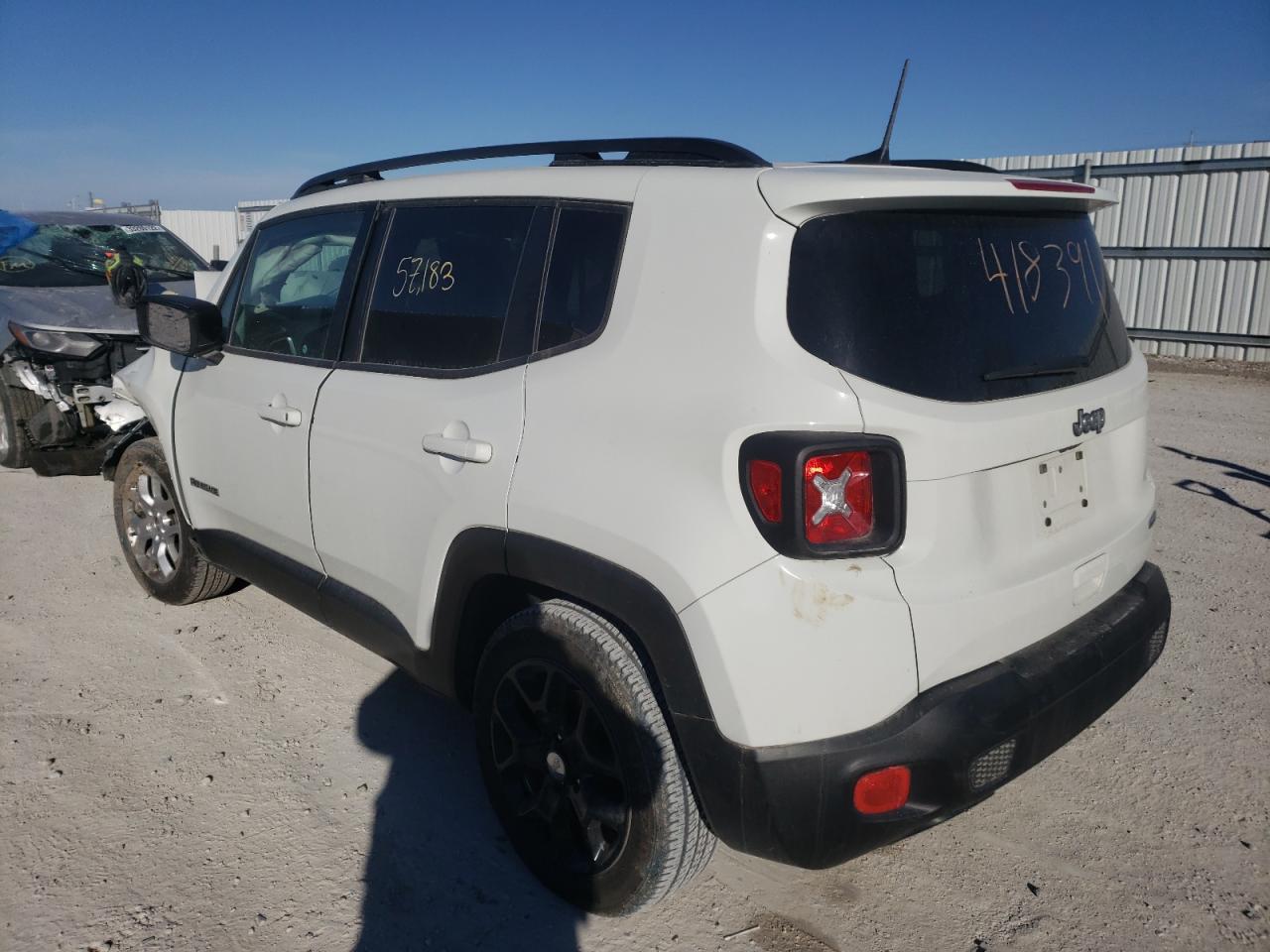 Photo 3 from auction – 2018 JEEP RENEGADE L with VIN ZACCJABB5JPJ64657