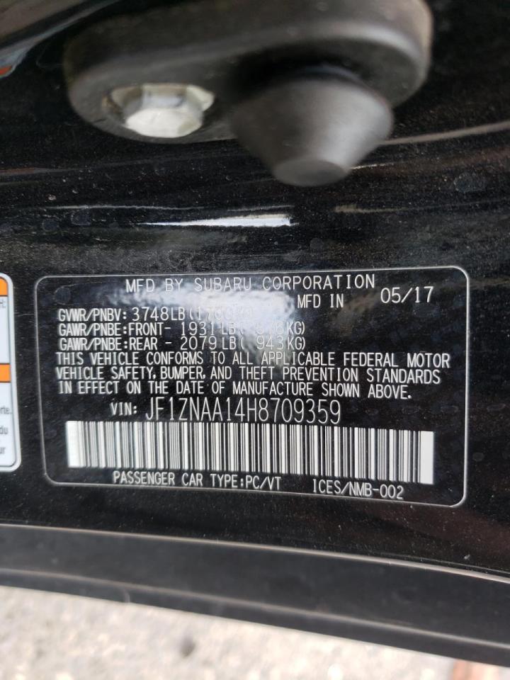 Photo 10 from auction – 2017 TOYOTA 86 BASE with VIN JF1ZNAA14H8709359