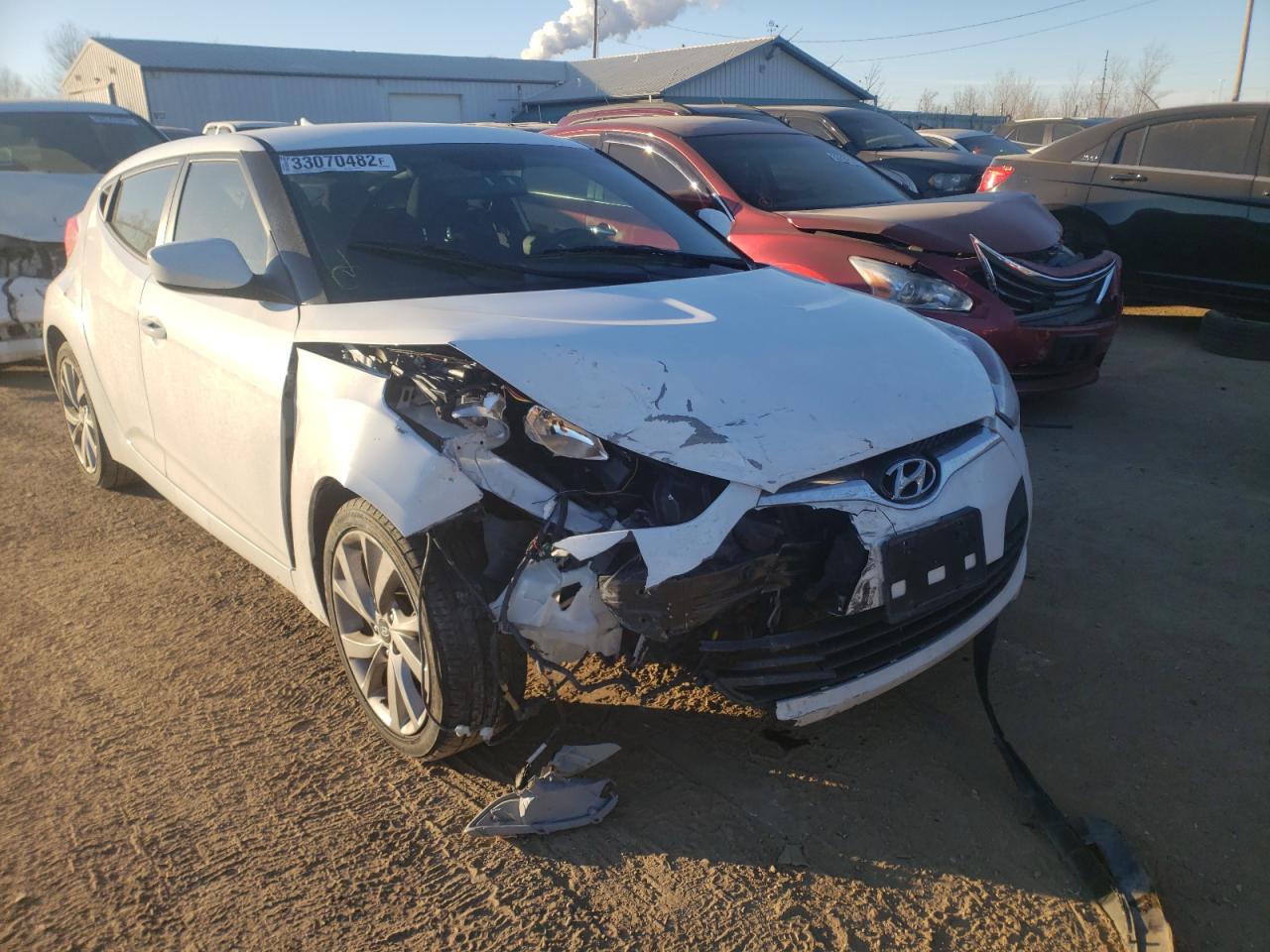 HYUNDAI VELOSTER 2017 with VIN KMHTC6AD3HU311916 - Photo from auction
