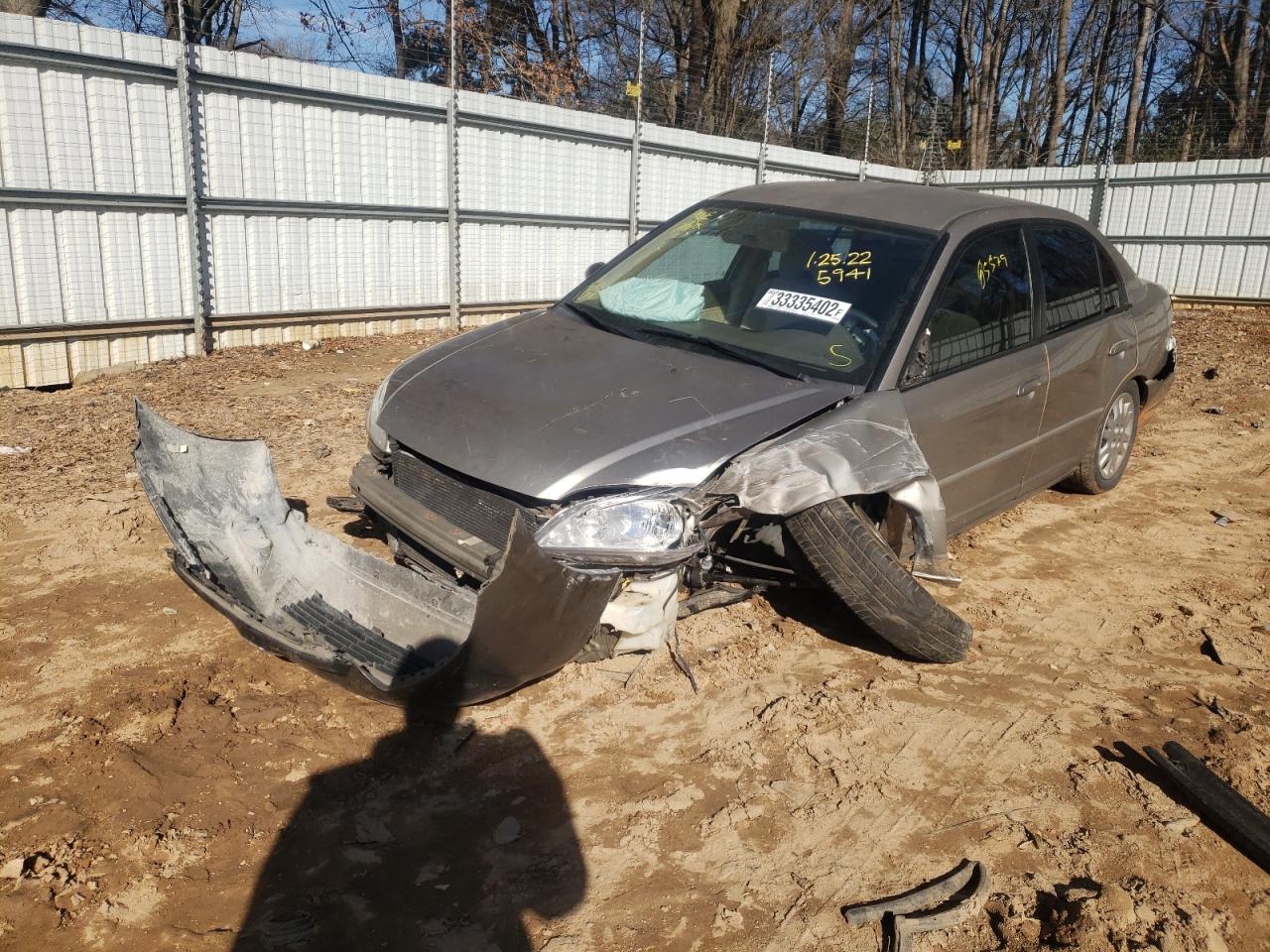 Photo 2 from auction – 2005 HONDA CIVIC LX with VIN 2HGES16535H525941
