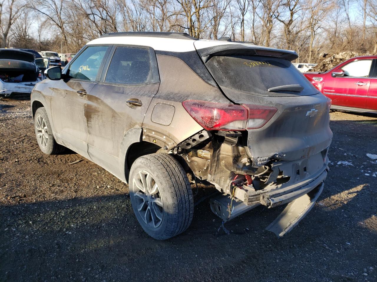 Photo 3 from auction – 2021 CHEVROLET TRAILBLAZE with VIN KL79MSSLXMB091381