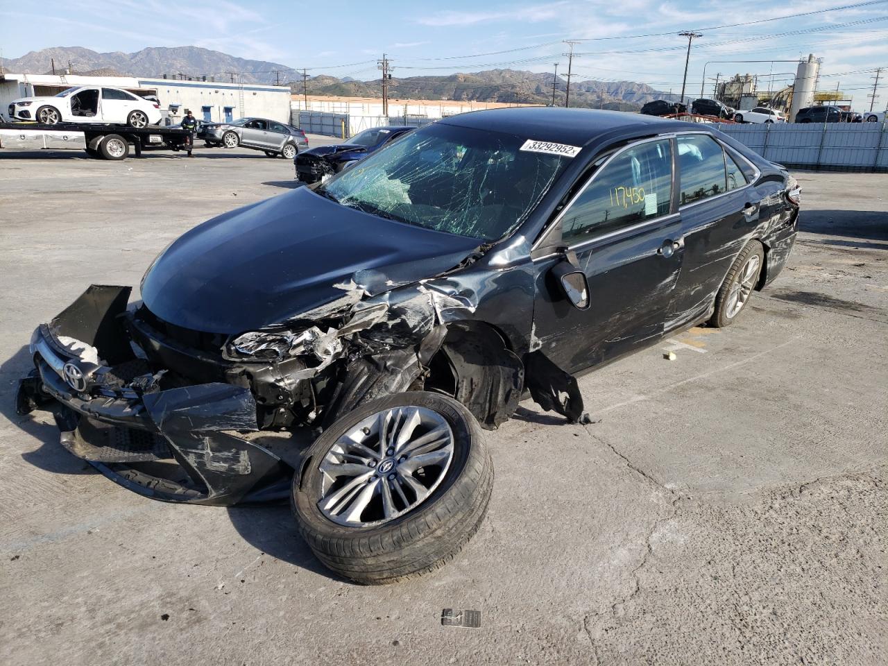 Photo 2 from auction – 2017 TOYOTA CAMRY LE with VIN 4T1BF1FK8HU279977