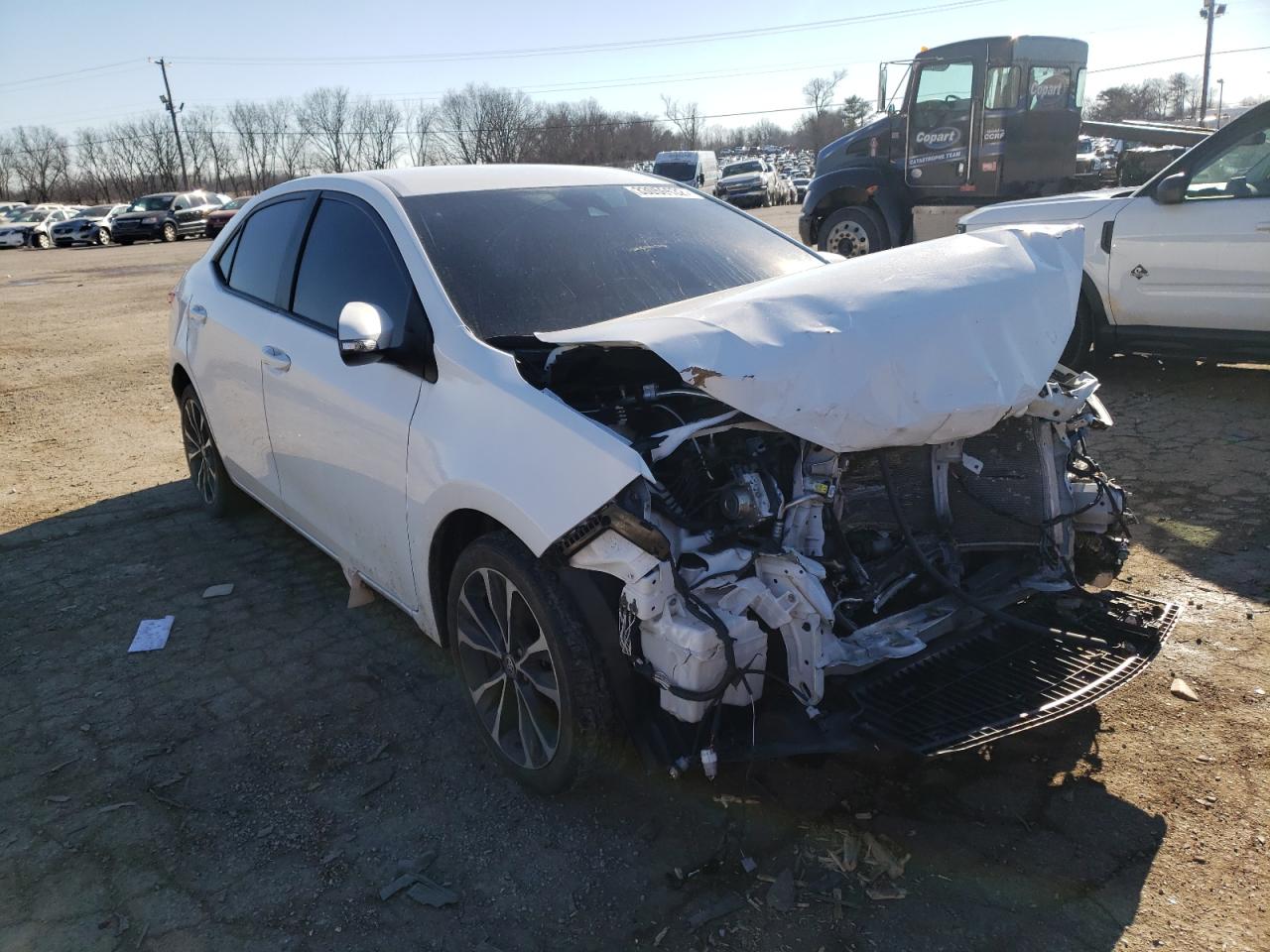 TOYOTA COROLLA L 2019 with VIN 2T1BURHE7KC169121 - Photo from auction