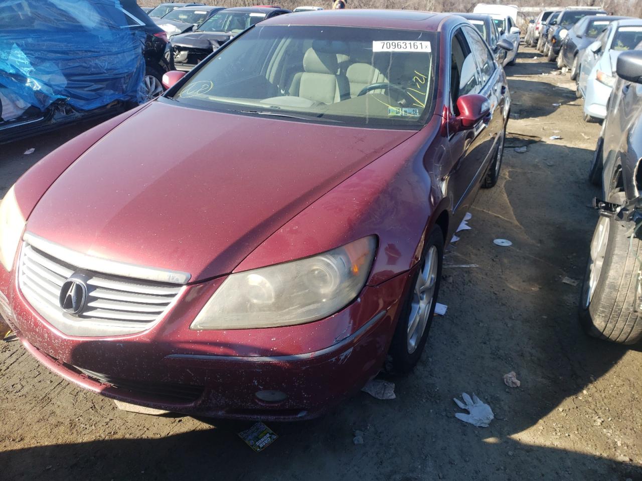 Photo 2 from auction – 2006 ACURA RL with VIN JH4KB16526C010062