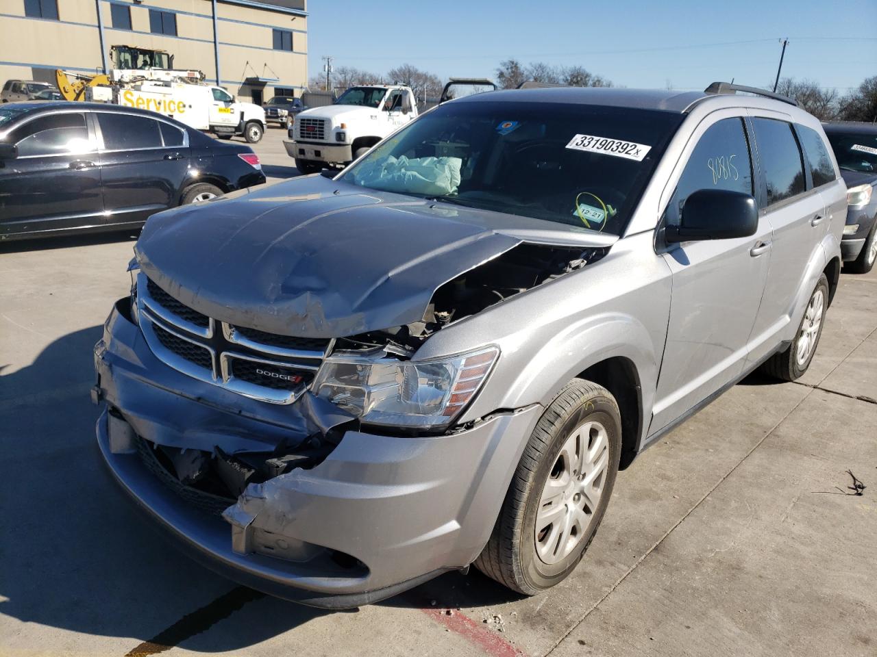 Photo 2 from auction – 2016 DODGE JOURNEY SE with VIN 3C4PDCAB0GT162244