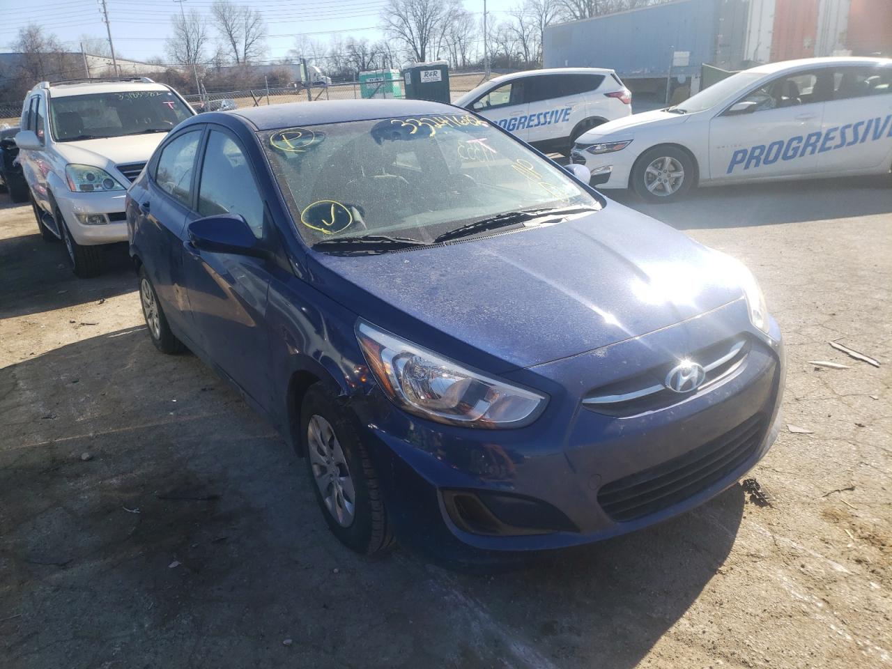 HYUNDAI ACCENT SE 2016 with VIN KMHCT4AE4GU085252 - Photo from auction