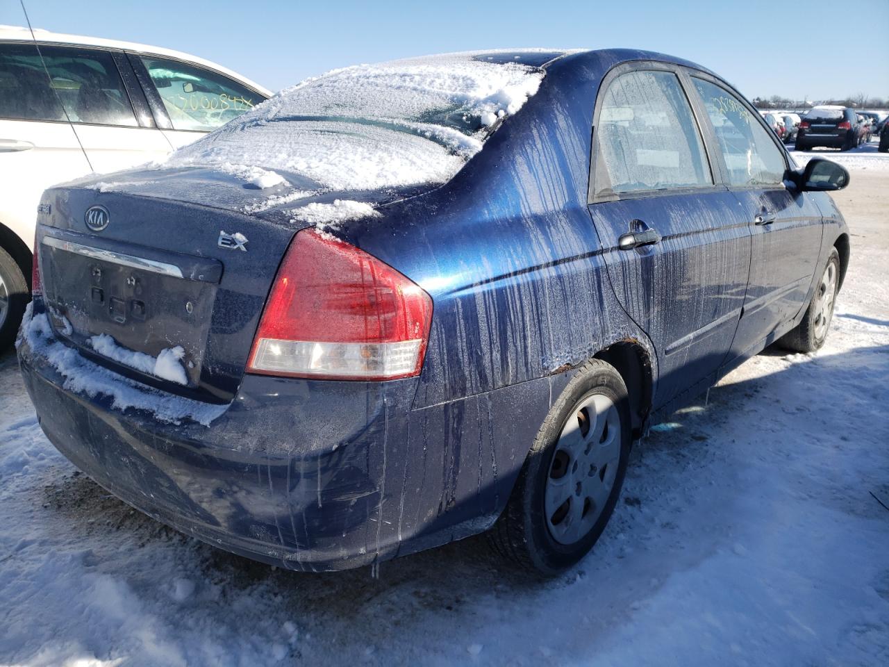 Photo 4 from auction – 2007 KIA SPECTRA EX with VIN KNAFE121275423616