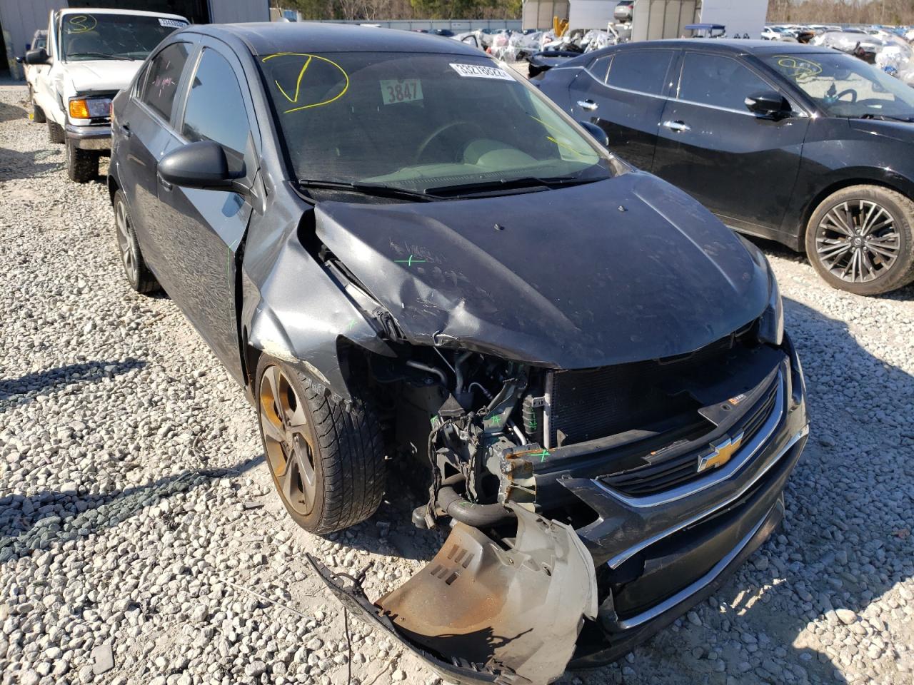 CHEVROLET SONIC PREM 2017 with VIN 1G1JF5SB9H4133643 - Photo from auction
