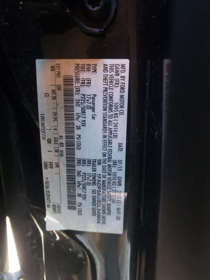 Photo 10 from auction – 2013 FORD C-MAX SE with VIN 1FADP5AU5DL549604