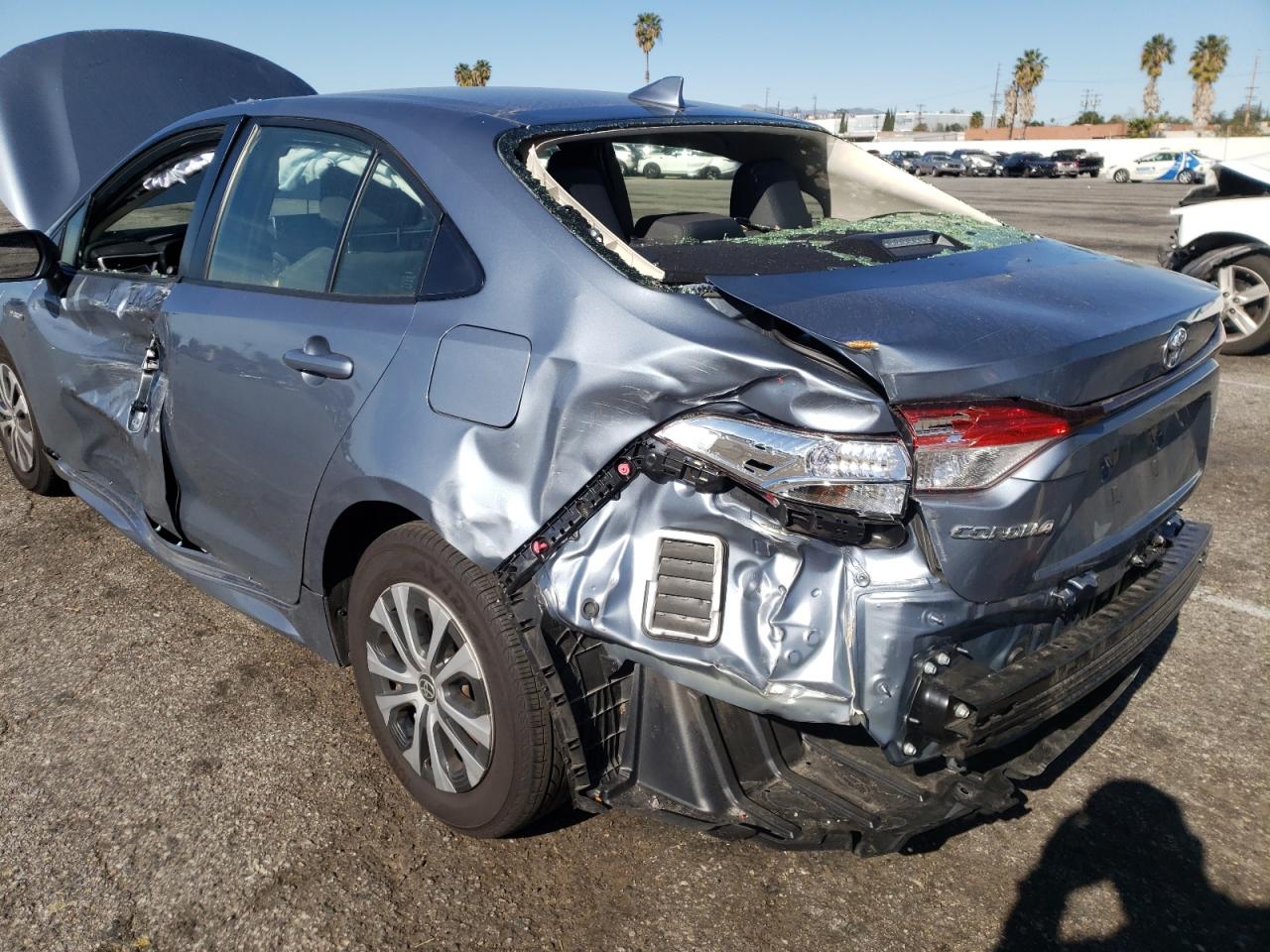 Photo 10 from auction – 2021 TOYOTA COROLLA LE with VIN JTDEAMDE2MJ027779