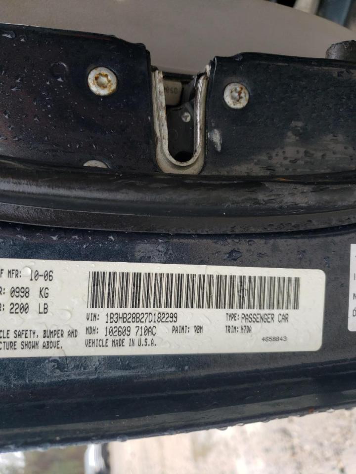 Photo 10 from auction – 2007 DODGE CALIBER with VIN 1B3HB28B27D182299