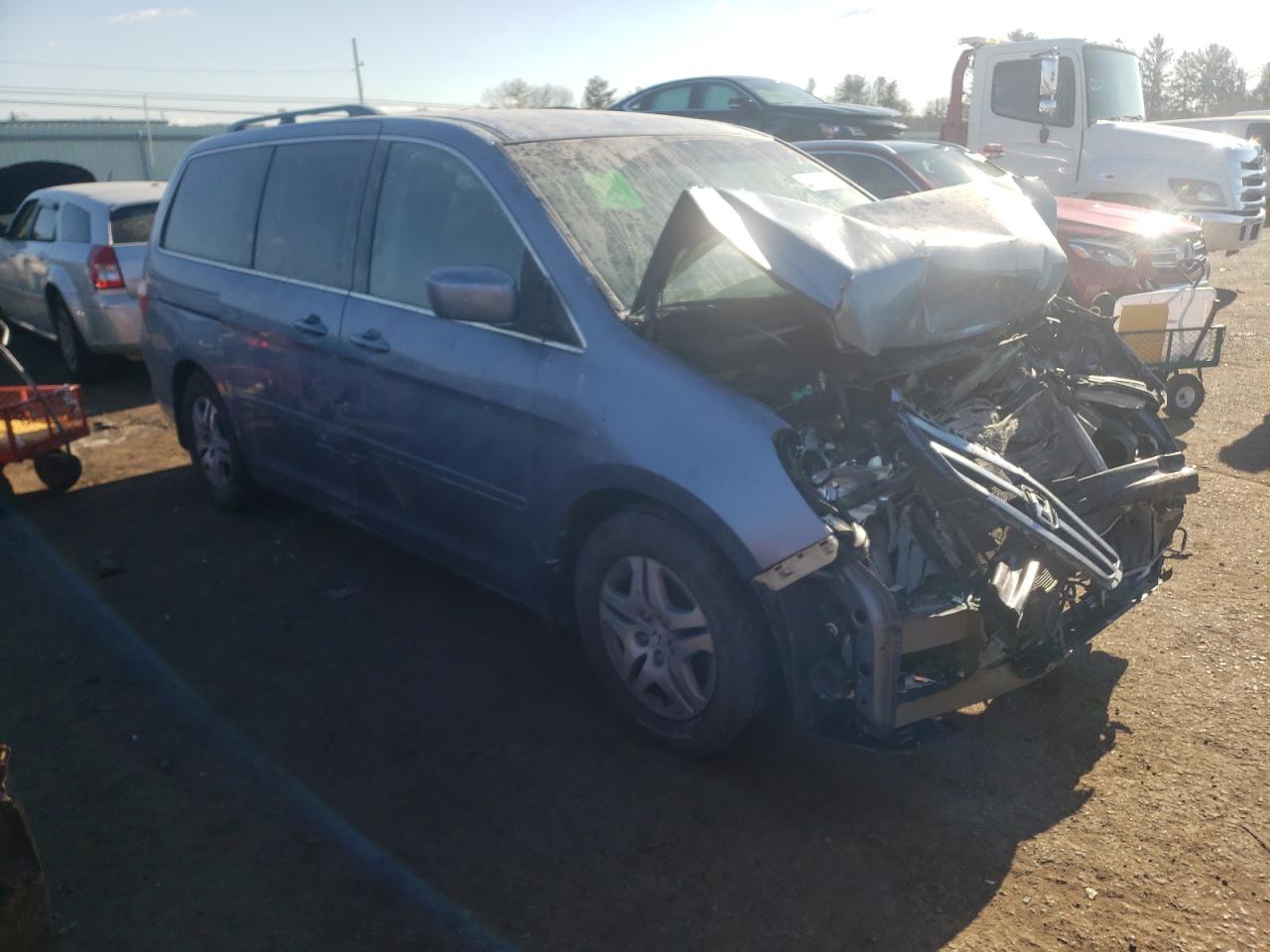 HONDA ODYSSEY EX 2007 with VIN 5FNRL38497B031993 - Photo from auction