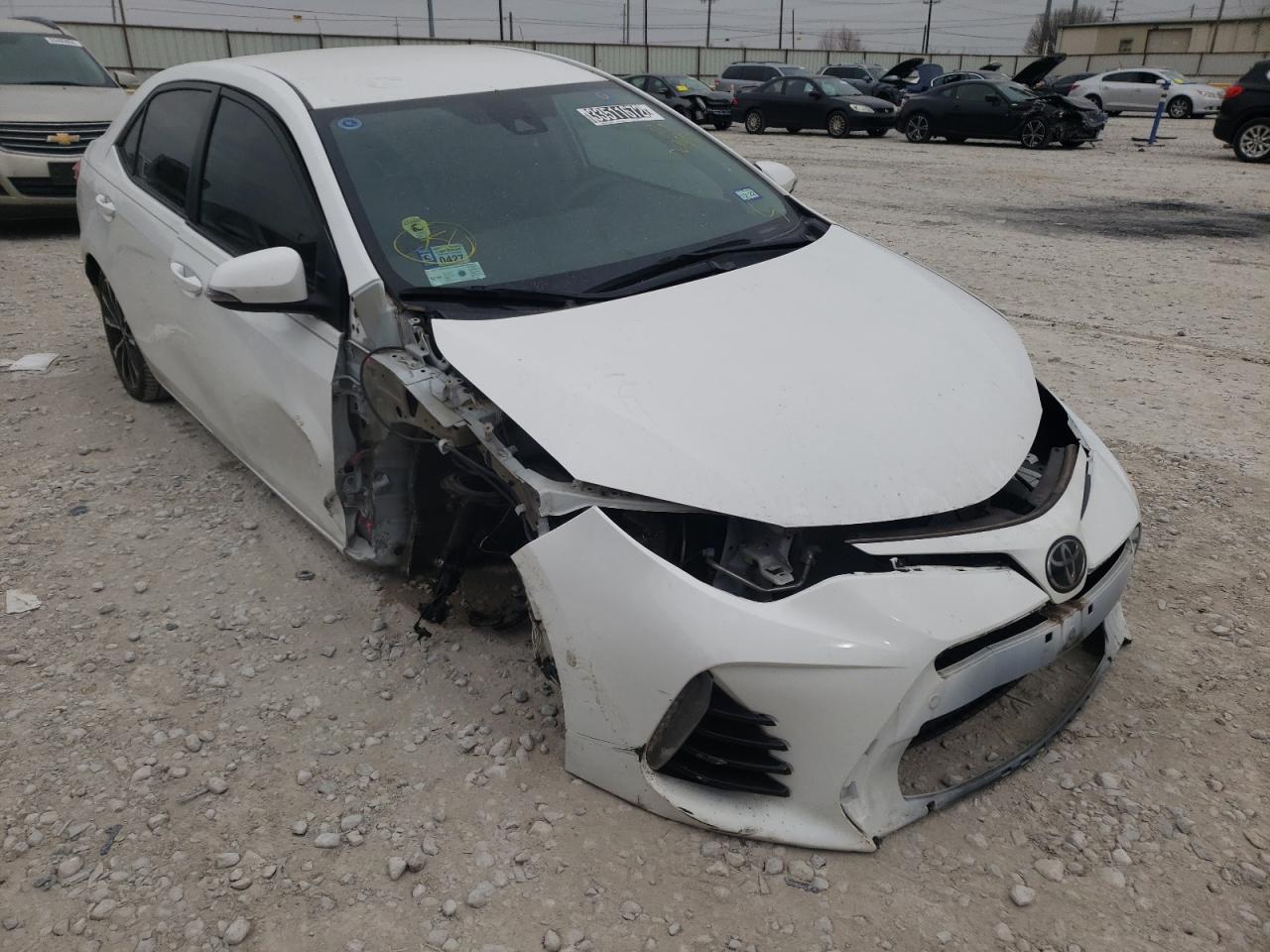 TOYOTA COROLLA L 2018 with VIN 5YFBURHE6JP741858 - Photo from auction