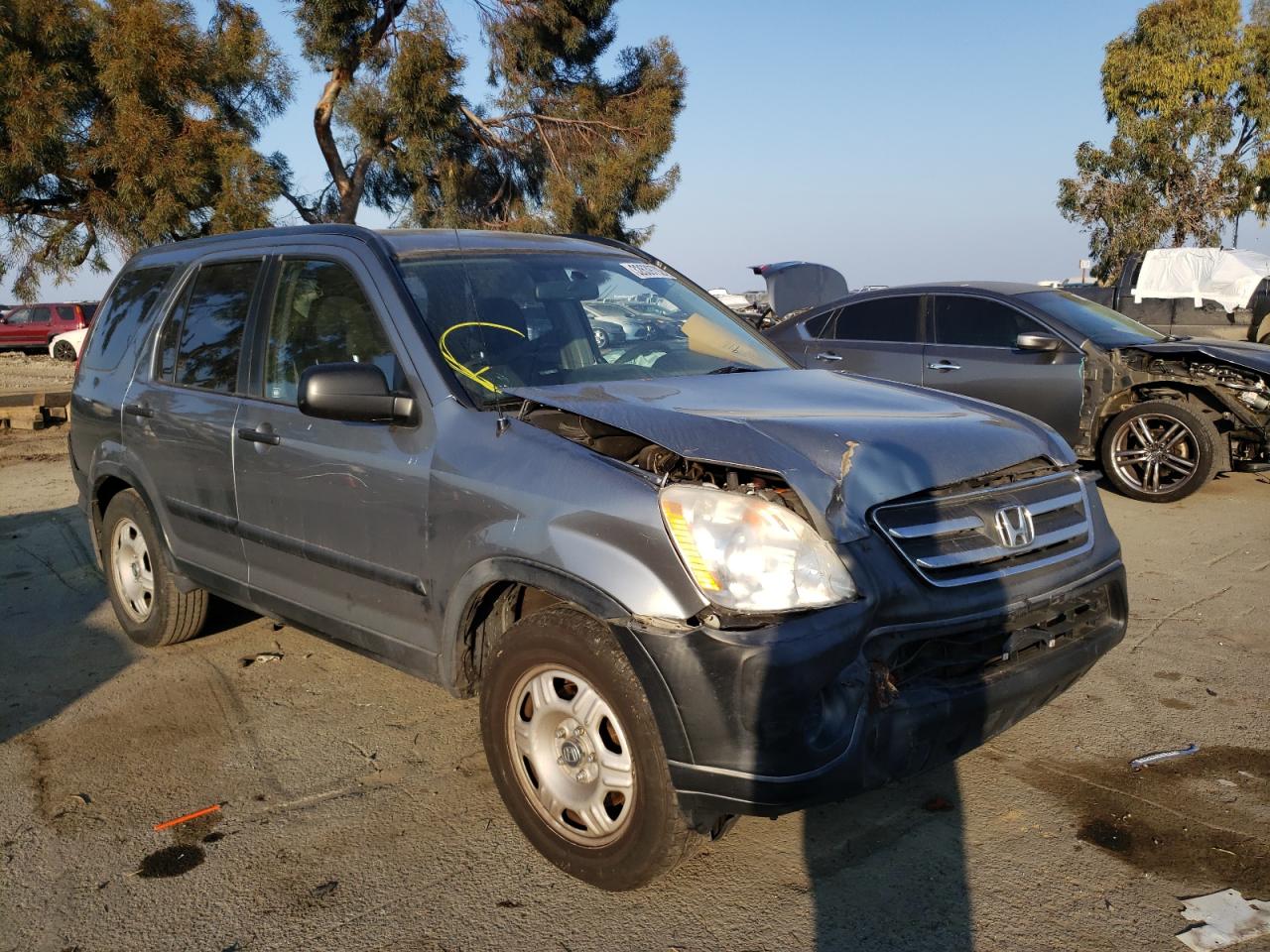 HONDA CR-V LX 2005 with VIN JHLRD68555C019537 - Photo from auction
