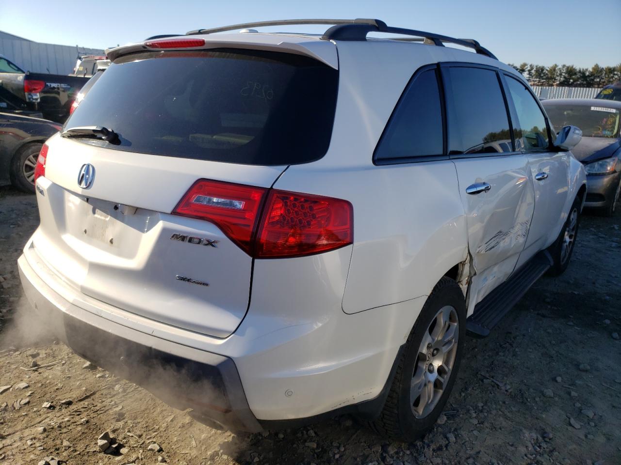 Photo 4 from auction – 2007 ACURA MDX TECHNO with VIN 2HNYD28477H531898