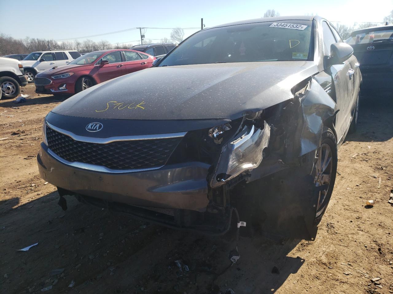 Photo 2 from auction – 2016 KIA OPTIMA LX with VIN KNAGT4L37G5107818