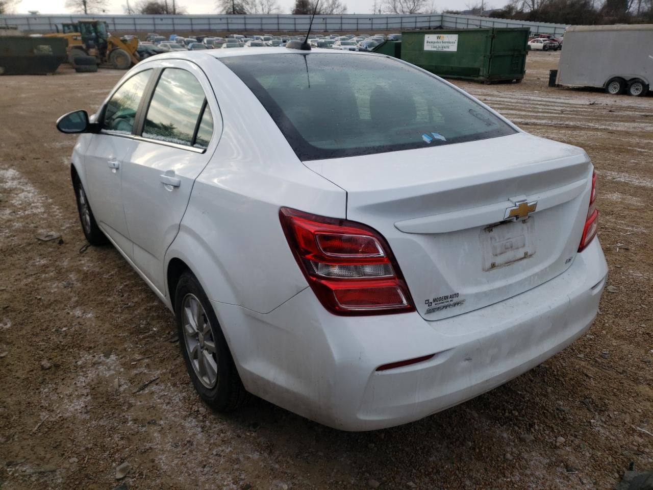 Photo 3 from auction – 2017 CHEVROLET SONIC LT with VIN 1G1JD5SH4H4129509