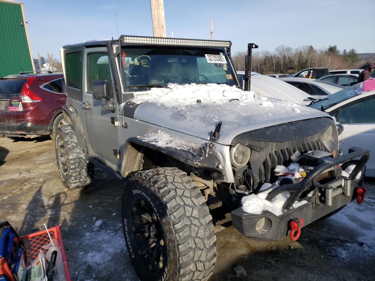 JEEP WRANGLER S 2008 with VIN 1J4FA54128L552594 - Photo from auction