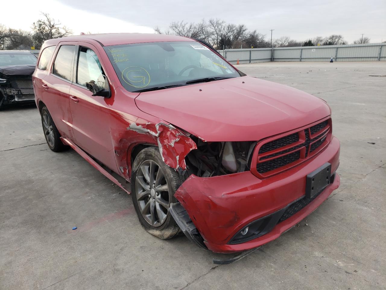DODGE DURANGO SX 2015 with VIN 1C4RDHAG4FC222618 - Photo from auction