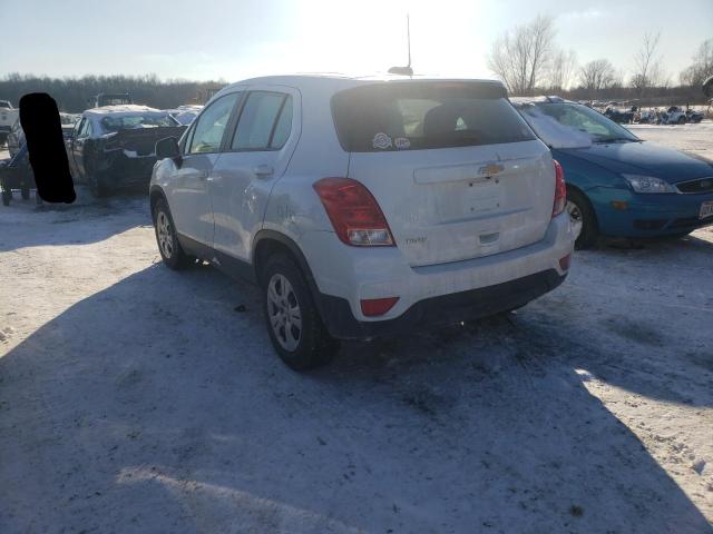 Photo 3 from auction – 2017 CHEVROLET TRAX LS with VIN 3GNCJKSB0HL286457