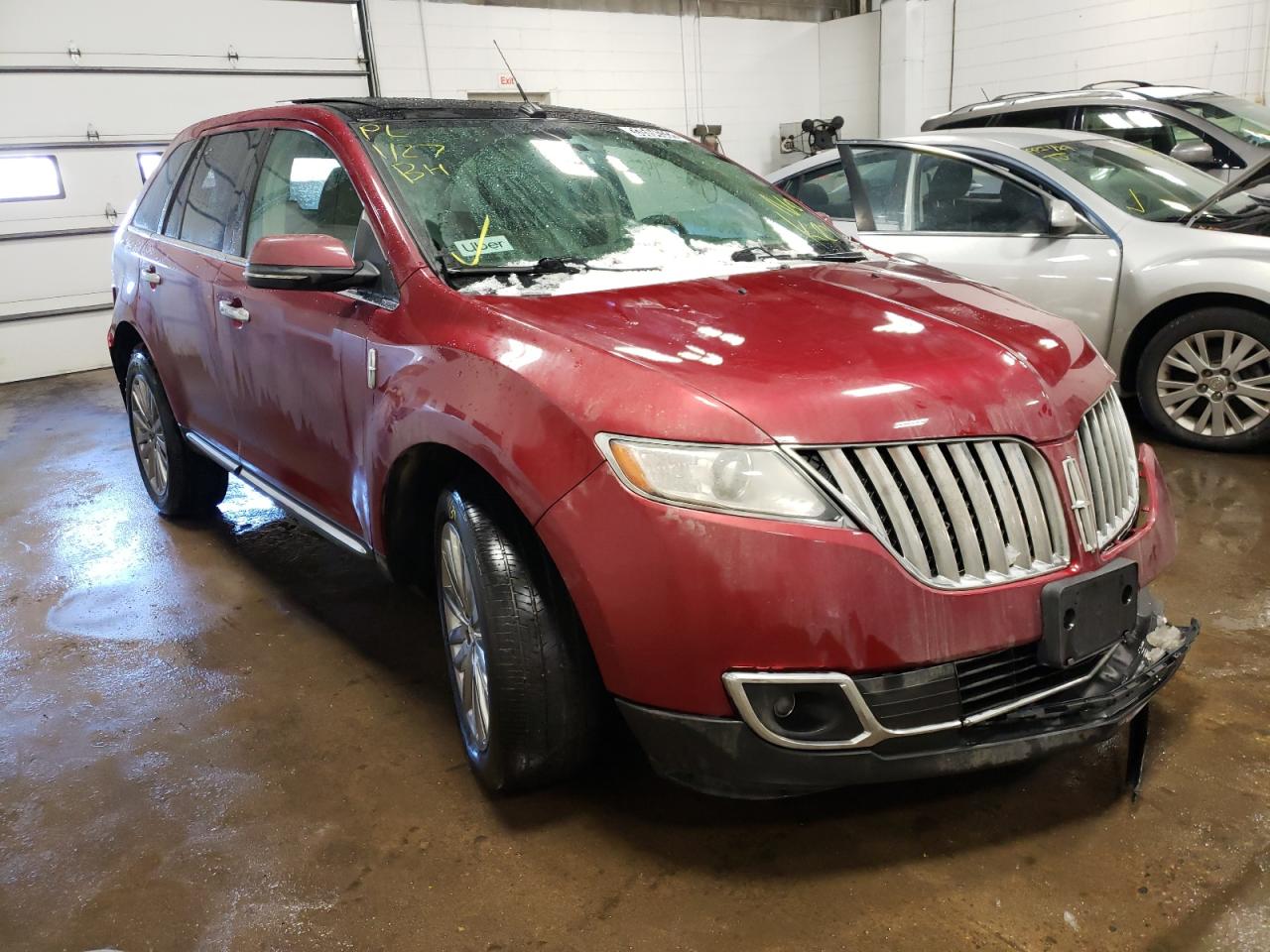 LINCOLN MKX 2014 with VIN 2LMDJ8JK5EBL17727 - Photo from auction